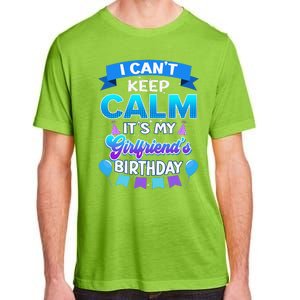 I Cant Keep Calm Its Myfriend Birthday Bday Adult ChromaSoft Performance T-Shirt