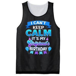 I Cant Keep Calm Its Myfriend Birthday Bday Mesh Reversible Basketball Jersey Tank