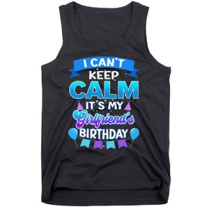 I Cant Keep Calm Its Myfriend Birthday Bday Tank Top