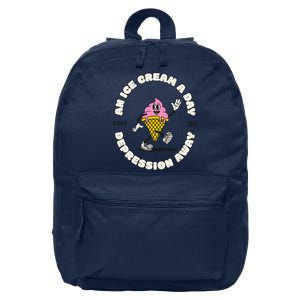 Ice Cream Keeps The Depression Away Ice Cream Lovers 16 in Basic Backpack