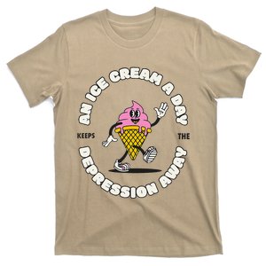 Ice Cream Keeps The Depression Away Ice Cream Lovers T-Shirt