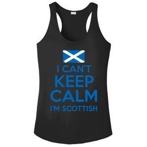 I Cant Keep Calm Im Scottish Funny Scotland Meme Gift Ladies PosiCharge Competitor Racerback Tank