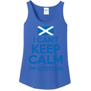 I Cant Keep Calm Im Scottish Funny Scotland Meme Gift Ladies Essential Tank