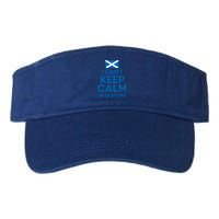 I Cant Keep Calm Im Scottish Funny Scotland Meme Gift Valucap Bio-Washed Visor