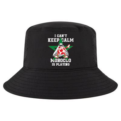 I Can't Keep Calm Morocco Is Playing Morrocan Pride Cool Comfort Performance Bucket Hat