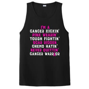 I'm Cancer Kickin Pink Wearing Tough Fighting PosiCharge Competitor Tank