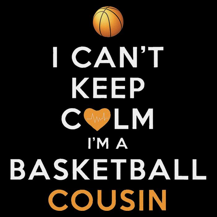 I CanT Keep Calm IM A Basketball Cousin 7-Panel Snapback Hat