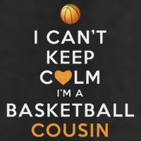 I CanT Keep Calm IM A Basketball Cousin Golf Towel