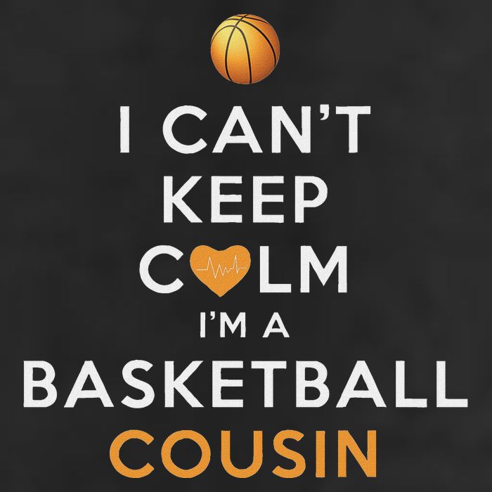 I CanT Keep Calm IM A Basketball Cousin Golf Towel