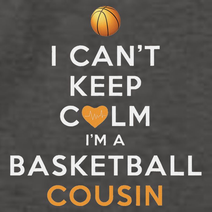 I CanT Keep Calm IM A Basketball Cousin Vector Backpack