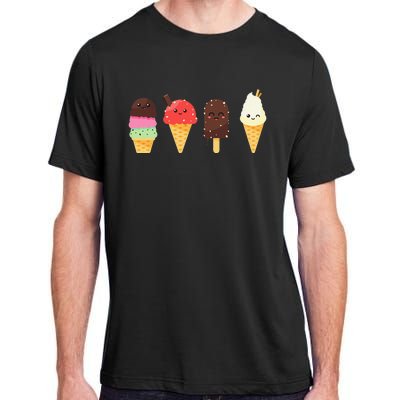 Ice Cream Lover s for Summer Adult ChromaSoft Performance T-Shirt