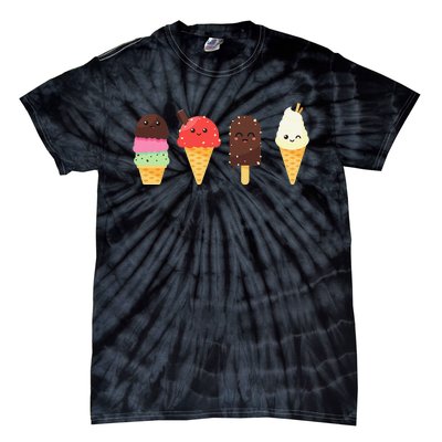 Ice Cream Lover s for Summer Tie-Dye T-Shirt