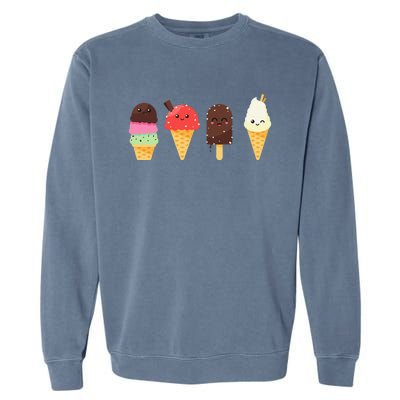 Ice Cream Lover s for Summer Garment-Dyed Sweatshirt