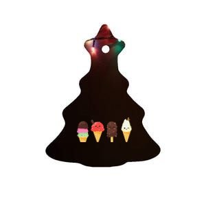 Ice Cream Lover s for Summer Ceramic Tree Ornament