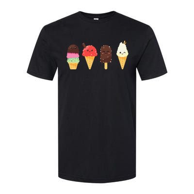 Ice Cream Lover s for Summer Softstyle CVC T-Shirt