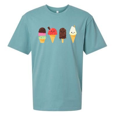 Ice Cream Lover s for Summer Sueded Cloud Jersey T-Shirt