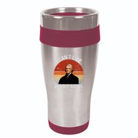 I Cannot Live Without Books Thomas Jefferson 16oz Travel Tumbler