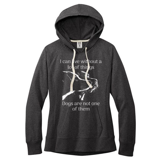 I CanT Live Without Dogs Women's Fleece Hoodie