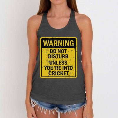 India Cricket Lovers Indian Players Spectators Cricketers Women's Knotted Racerback Tank