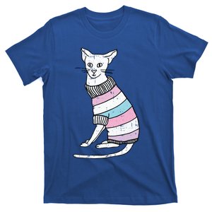 Intersexual Cat Lgbtq Pride Cute Kitten Kitty Proud Ally Gift T-Shirt