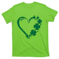 Irish Clover Love Heart St Patricks Day T-Shirt