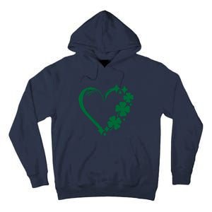 Irish Clover Love Heart St Patricks Day Tall Hoodie