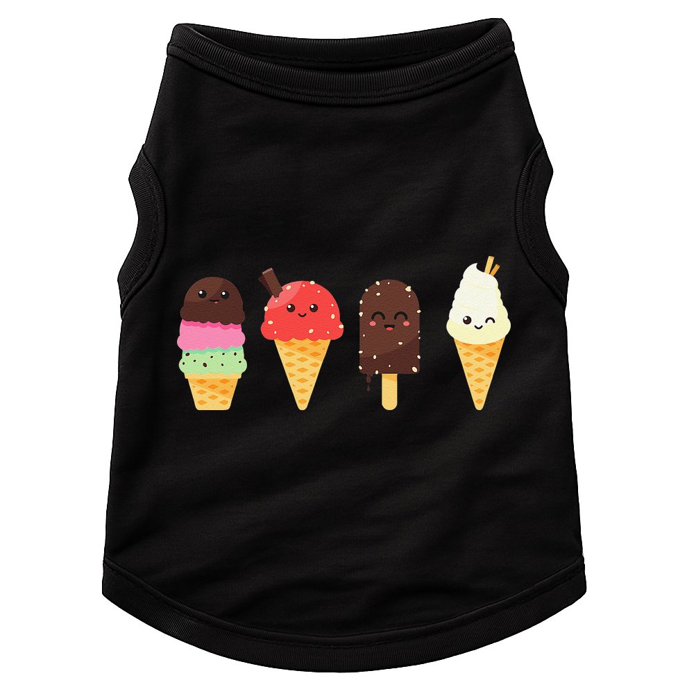 Ice Cream Lovers For Summer Doggie Tank