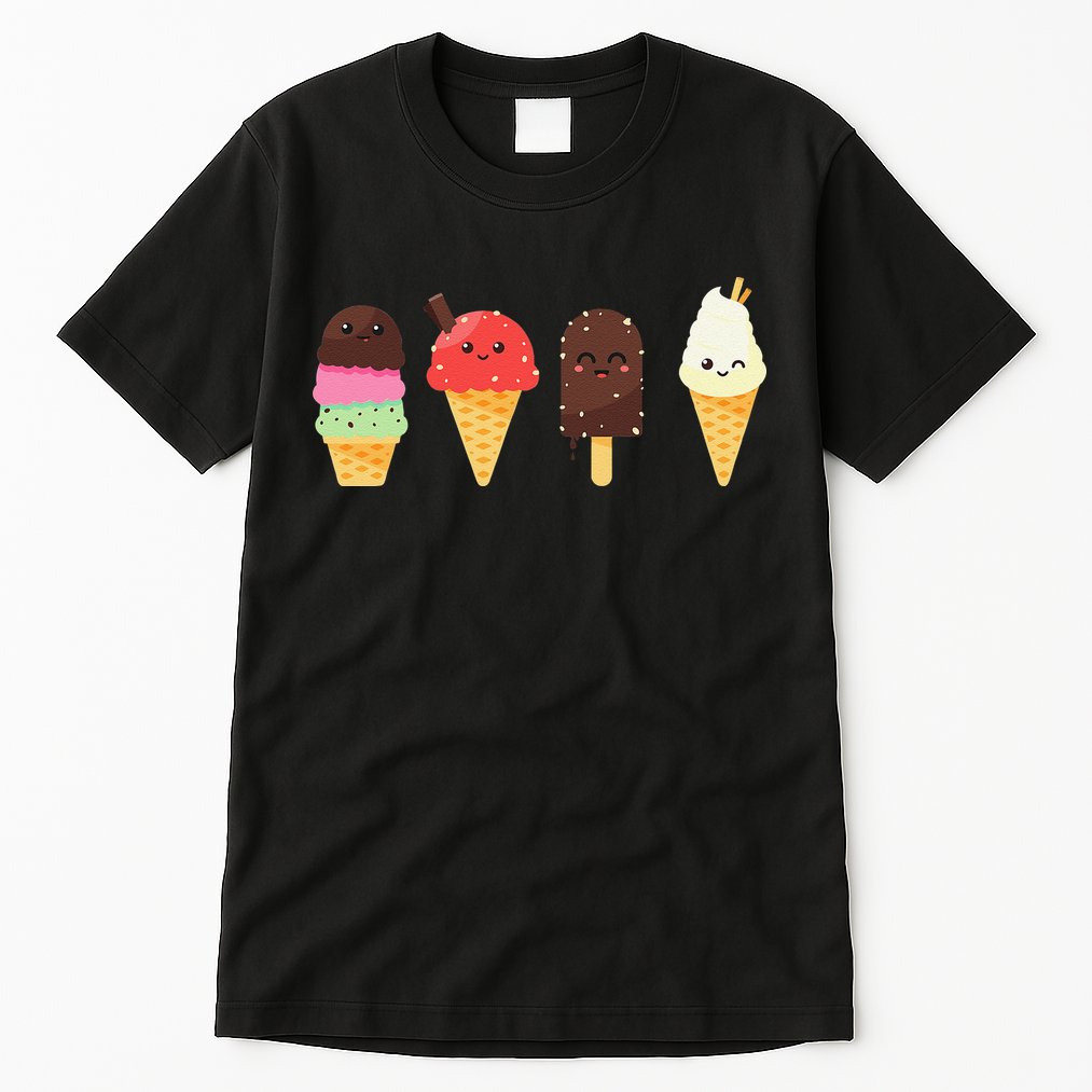 Ice Cream Lovers For Summer Tall T-Shirt
