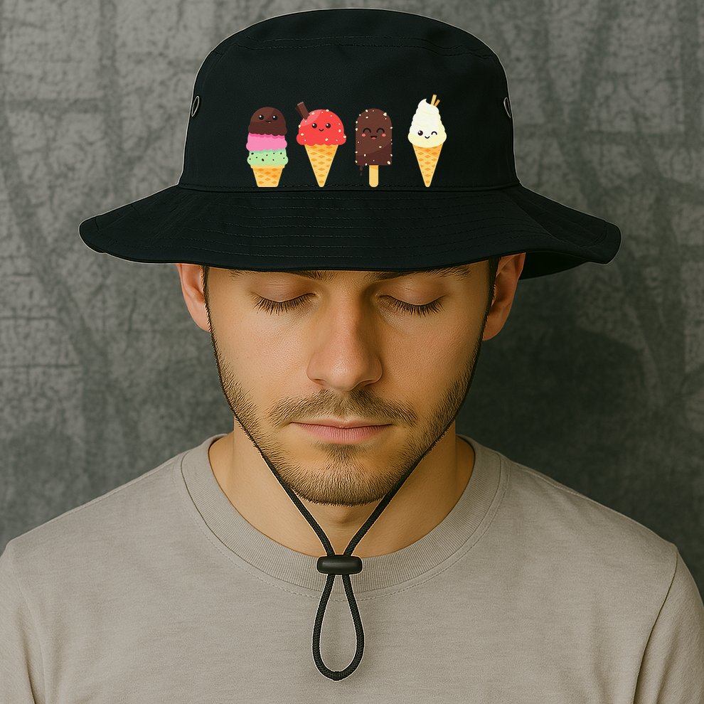 Ice Cream Lovers For Summer Bucket Hat