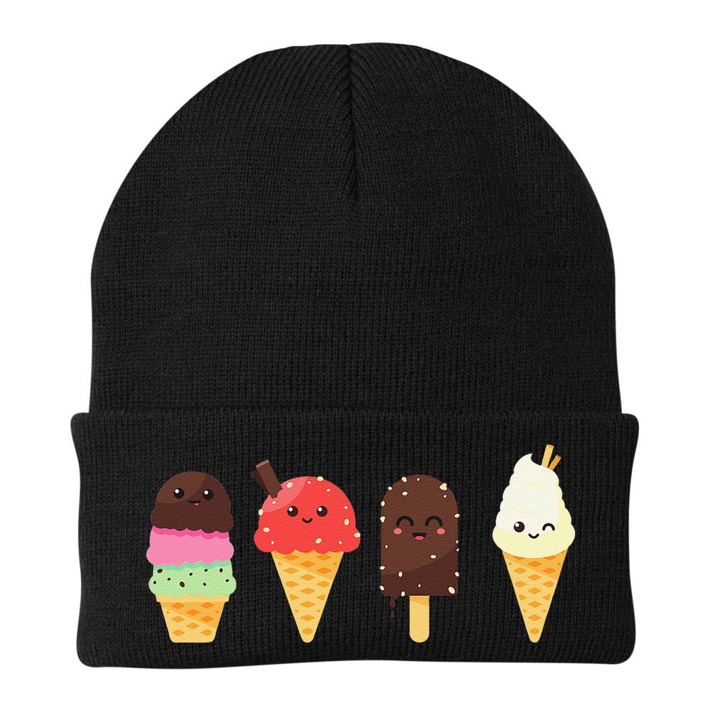 Ice Cream Lovers For Summer Beanie