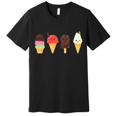 Ice Cream Lovers For Summer Premium T-Shirt