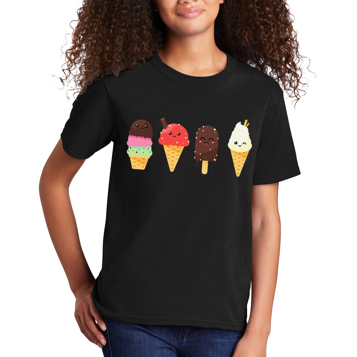 Ice Cream Lovers For Summer Kids T-Shirt