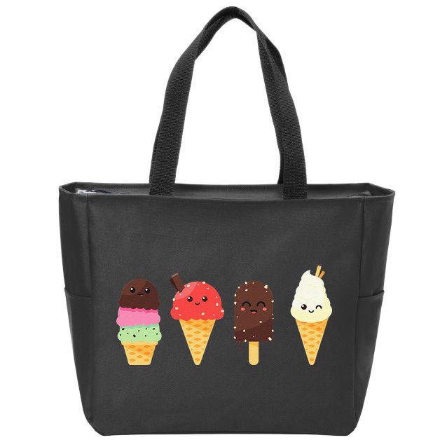 Ice Cream Lovers For Summer Zip Tote Bag