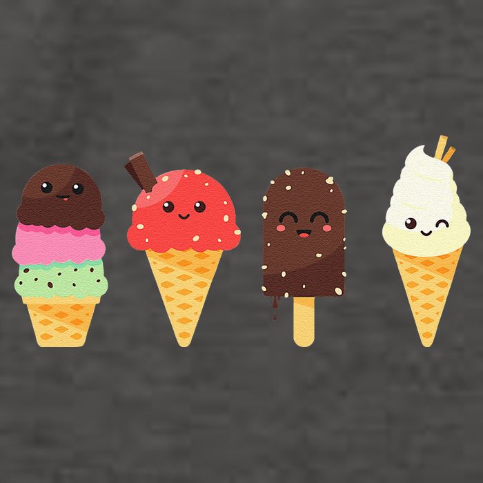 Ice Cream Lovers For Summer Vector Backpack