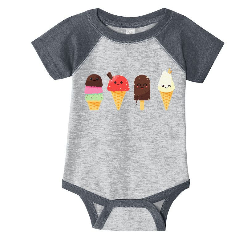 Ice Cream Lovers For Summer Infant Baby Jersey Bodysuit