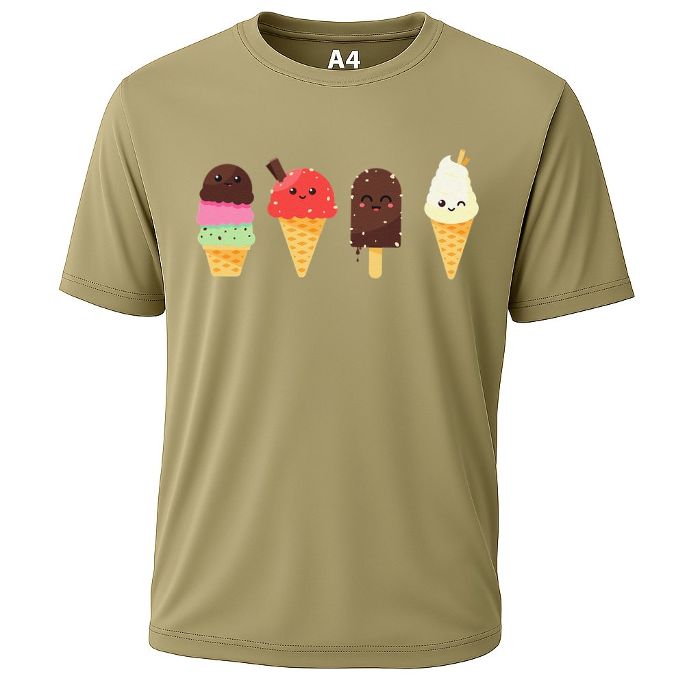 Ice Cream Lovers For Summer Cooling Performance Crew T-Shirt