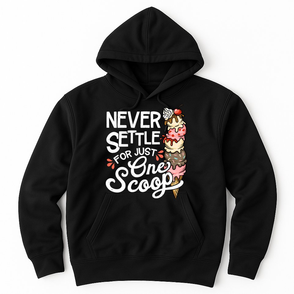 Ice Cream Lover Funny Dessert Lover Ice Cream Hoodie