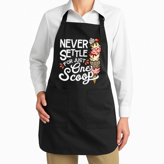Ice Cream Lover Funny Dessert Lover Ice Cream Apron