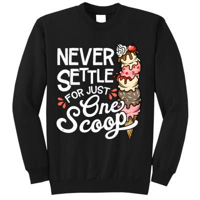 Ice Cream Lover Funny Dessert Lover Ice Cream Sweatshirt