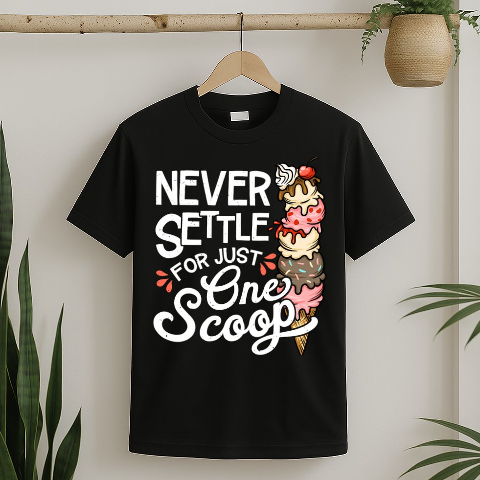 Ice Cream Lover Funny Dessert Lover Ice Cream T-Shirt