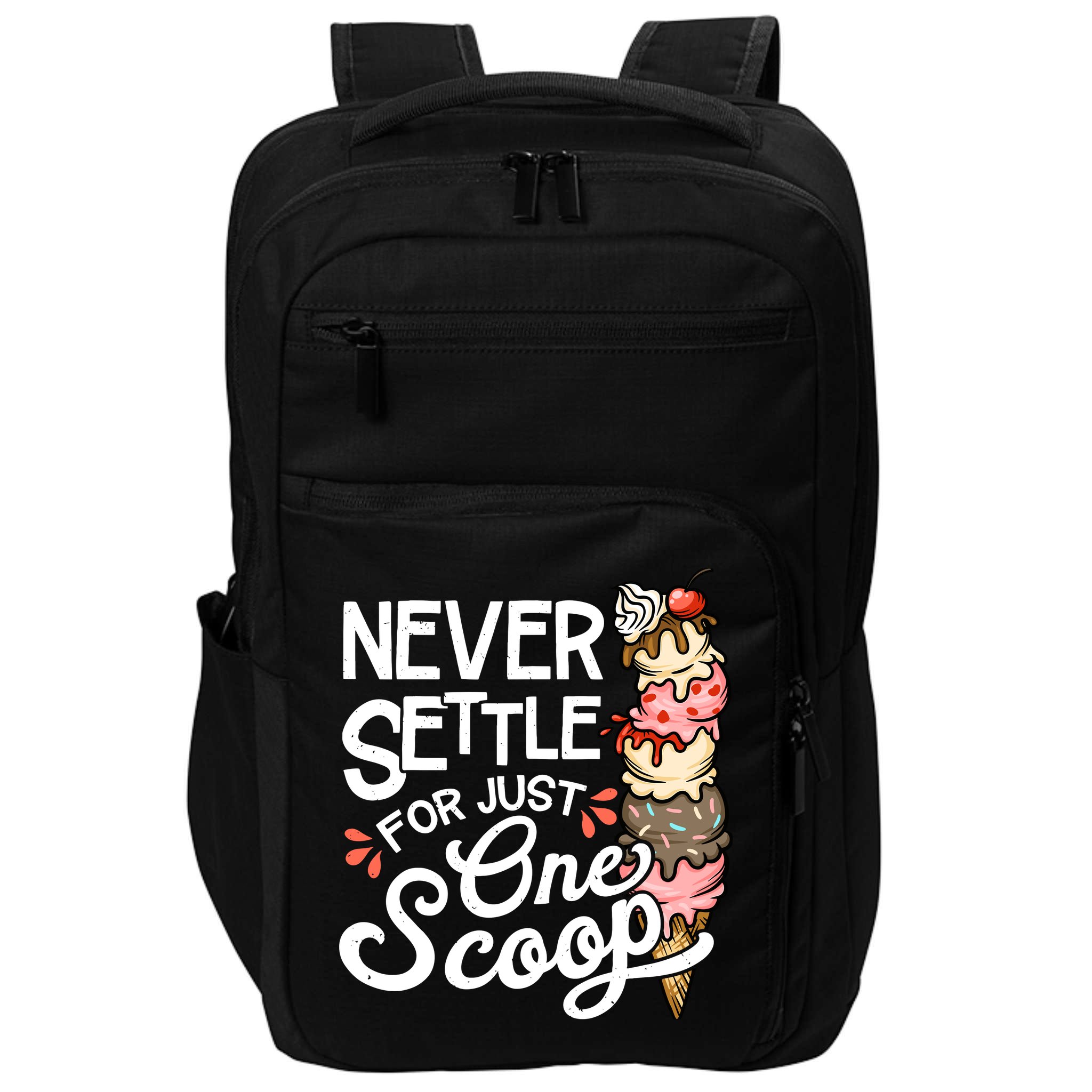 Ice Cream Lover Funny Dessert Lover Ice Cream Impact Tech Backpack