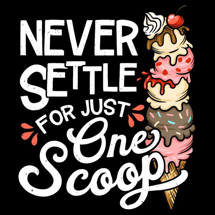 Ice Cream Lover Funny Dessert Lover Ice Cream Drawstring Bag