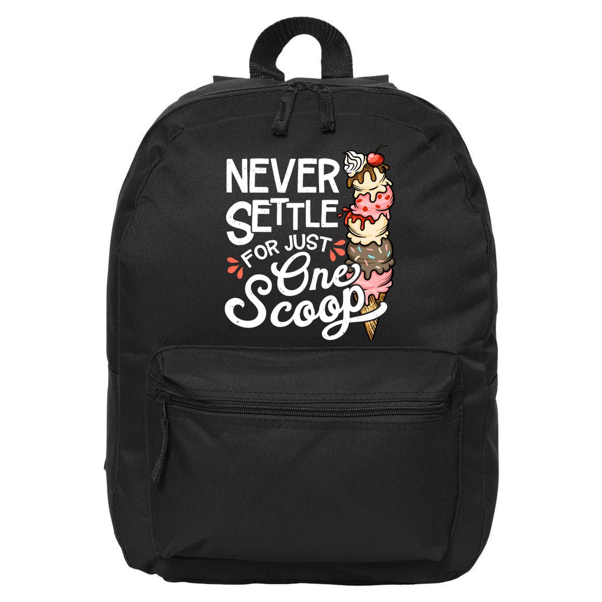 Ice Cream Lover Funny Dessert Lover Ice Cream 16 in Basic Backpack