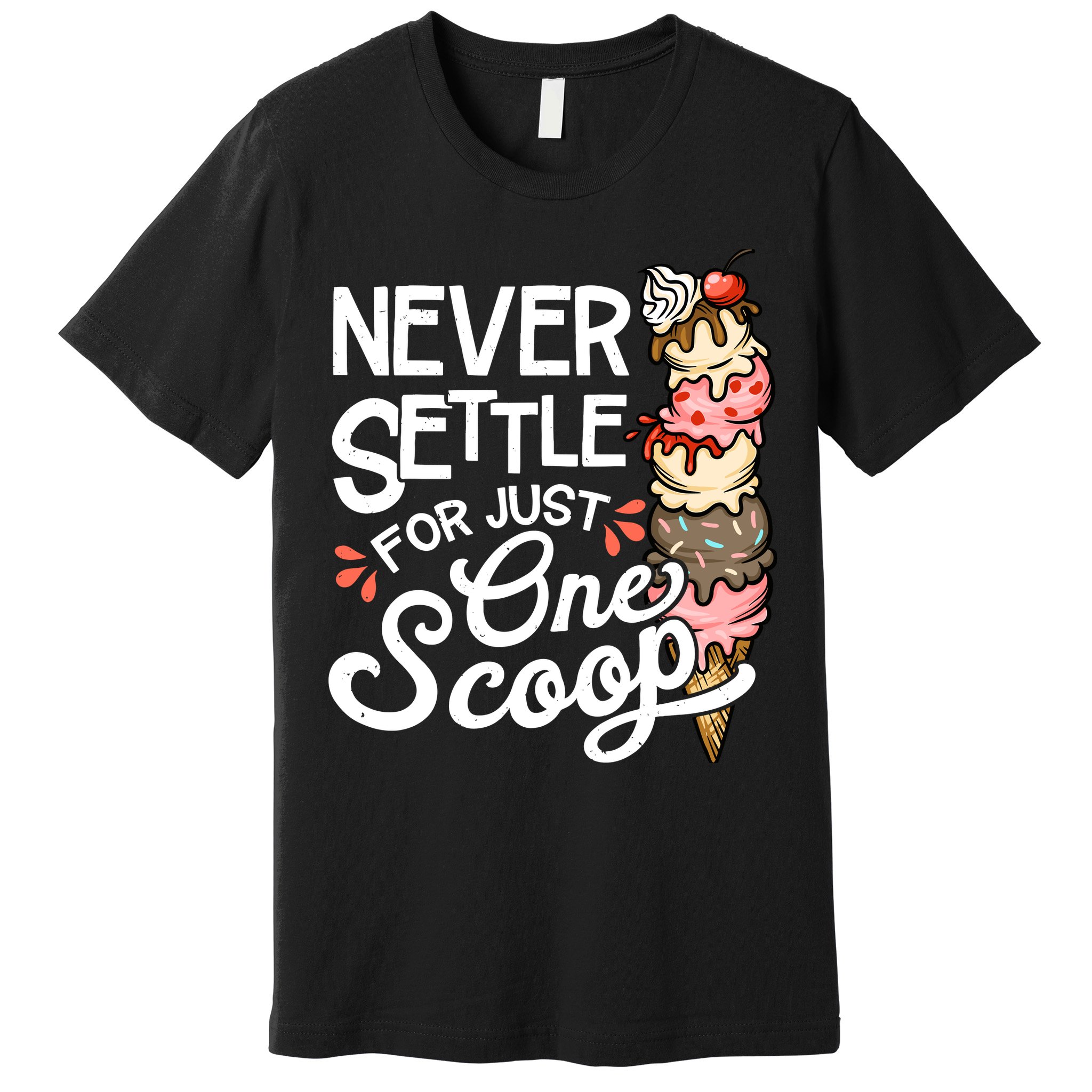 Ice Cream Lover Funny Dessert Lover Ice Cream Premium T-Shirt