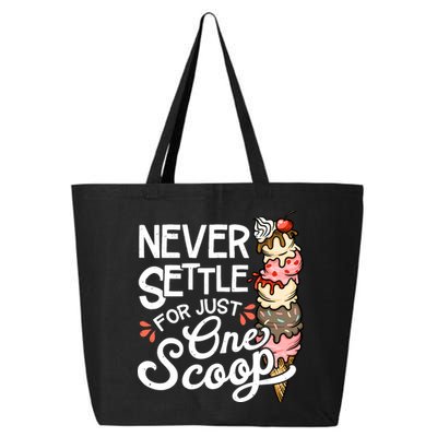 Ice Cream Lover Funny Dessert Lover Ice Cream 25L Jumbo Tote