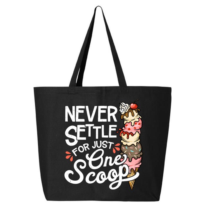 Ice Cream Lover Funny Dessert Lover Ice Cream 25L Jumbo Tote