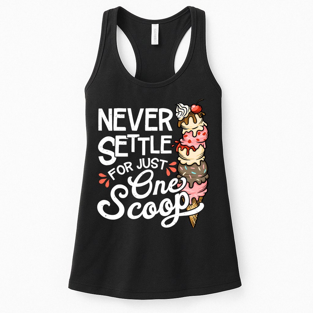 Ice Cream Lover Funny Dessert Lover Ice Cream Womens Tank Top