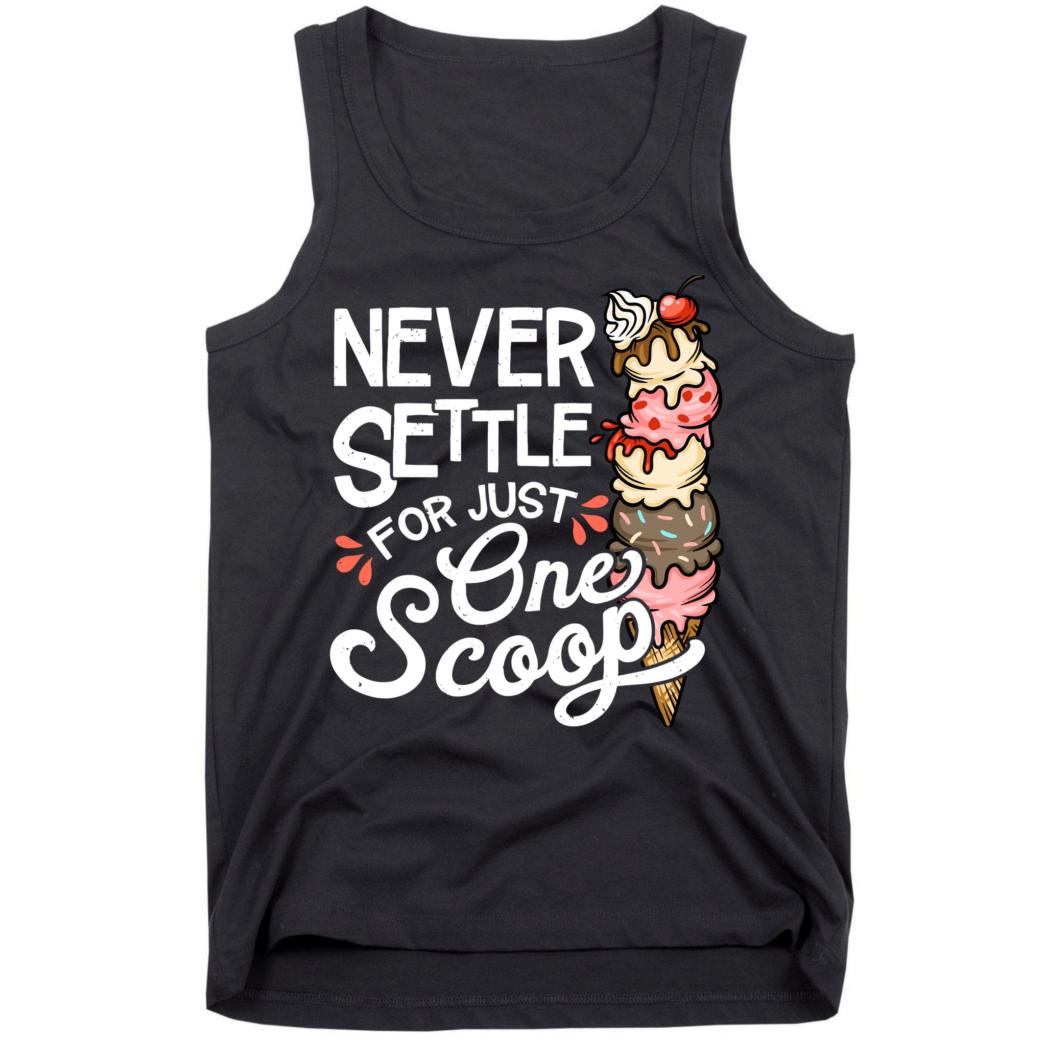 Ice Cream Lover Funny Dessert Lover Ice Cream Tank Top