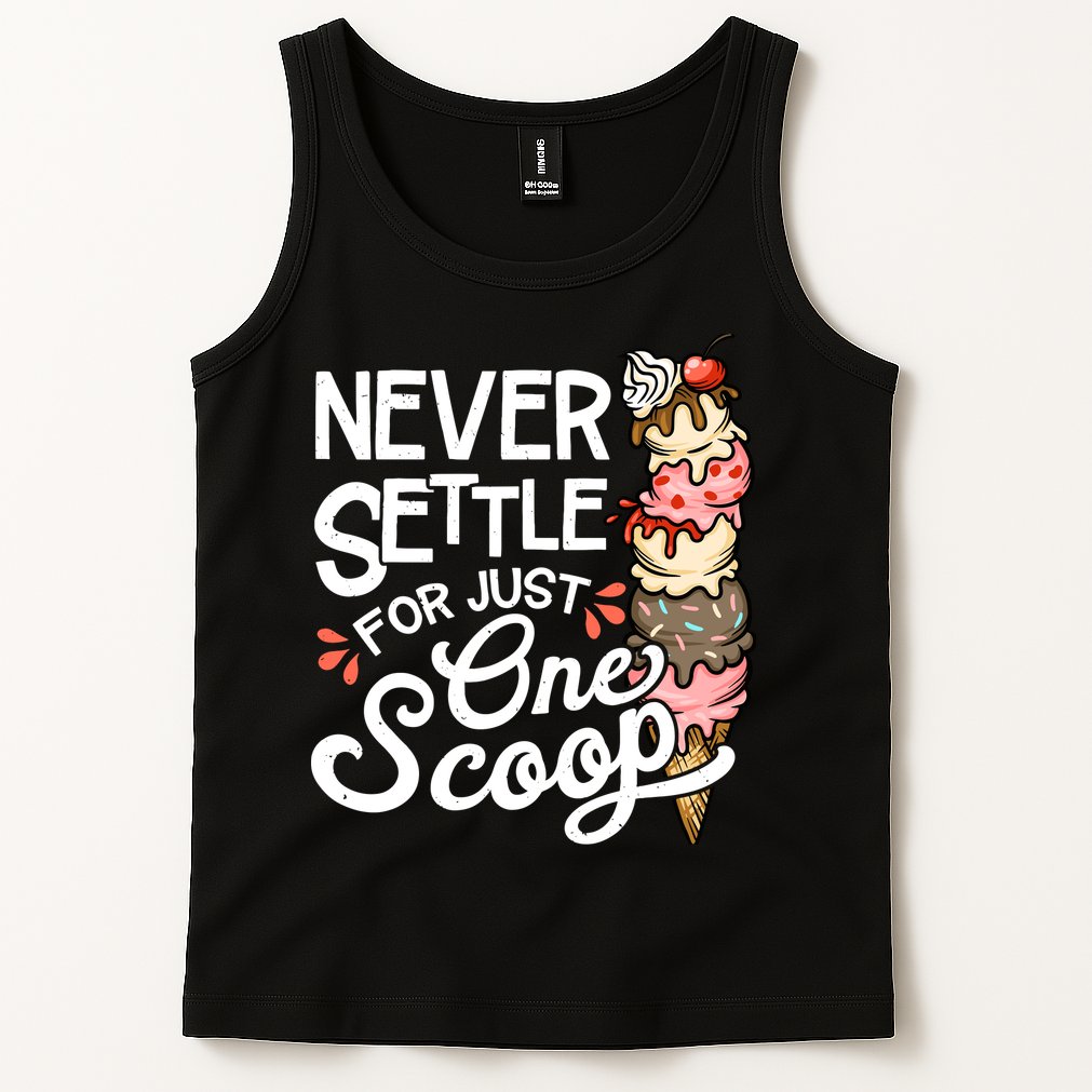Ice Cream Lover Funny Dessert Lover Ice Cream Tank Top