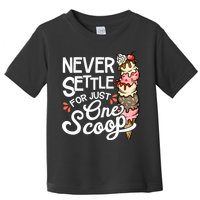 Ice Cream Lover Funny Dessert Lover Ice Cream Toddler T-Shirt